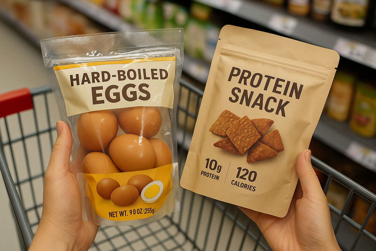 구운 계란 & 단백질 스낵