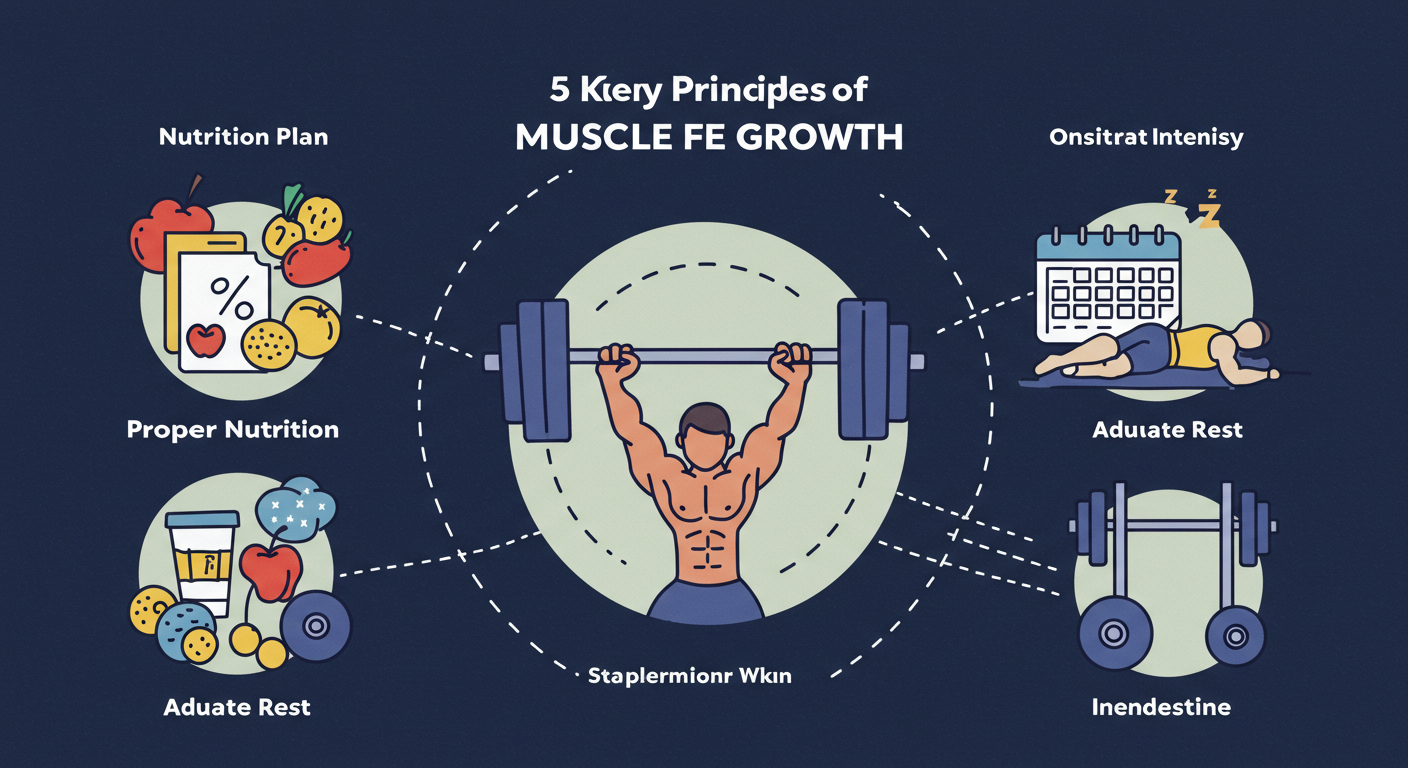 🏋️♂️ 꿈꿔온 탄탄한 근육, 성장의 비밀을 파헤치다! 트레이닝 101: 근육 성장을 위한 핵심 5가지 원칙 🏋️♀️