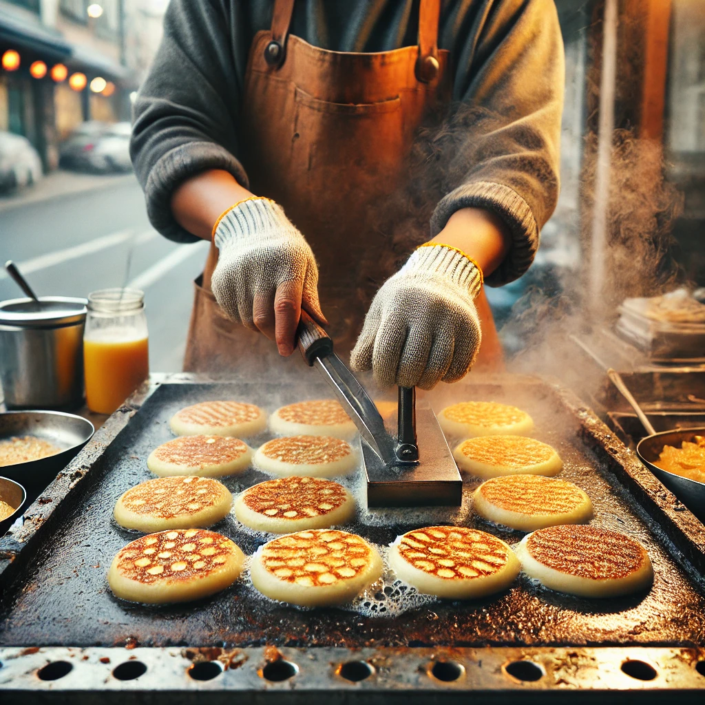 한국의 겨울간식 호떡