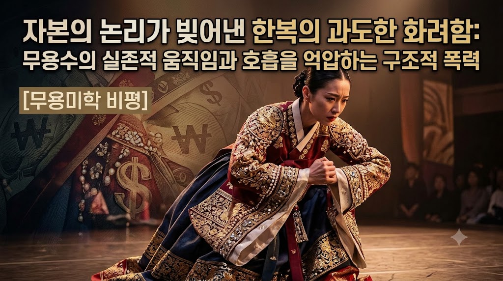 [무용미학 비평] 자본의 논리가 빚어낸 한복의 과도한 화려함: 무용수의 실존적 움직임과 호흡을 억압하는 구조적 폭력