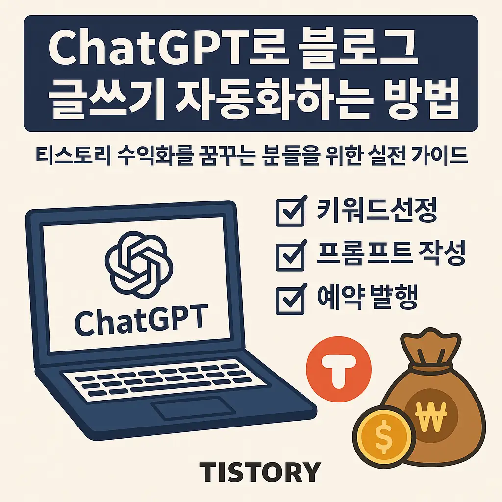 ChatGPT로 블로그 글쓰기 자동화하는 방법