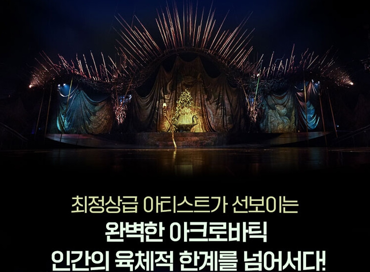 태양의 서커스 공연