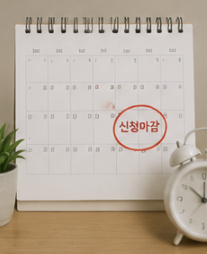 신청 기간 다시 확인