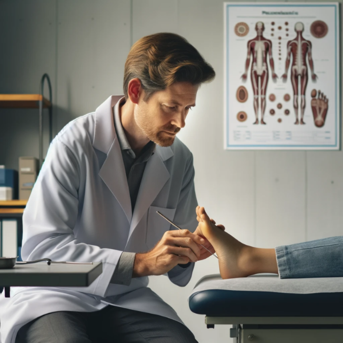 성인 바빈스키 반사 반응 무반응