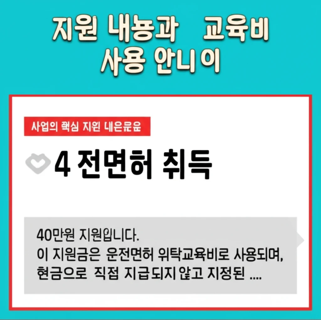 2025년 영암군 다문화가족 운전면허..