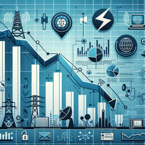 alt="아메리칸 타워(American Tower) 주가 급락과 2025년 안정적 성장 가능성 진단을 보여주는 하락 추세 주가 차트와 통신 타워 이미지"