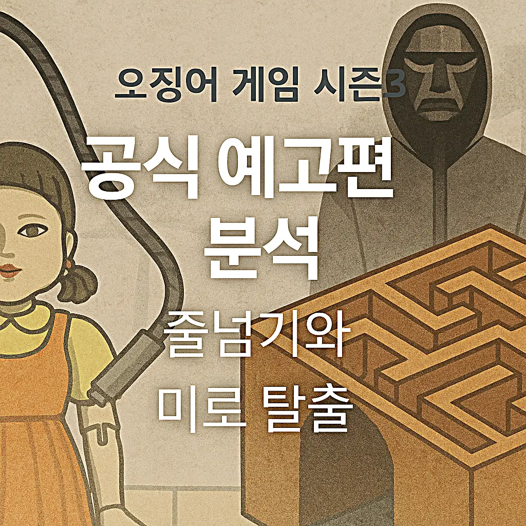 오징어게임3 공개일·예고편·게임 종류·출연진 총정리