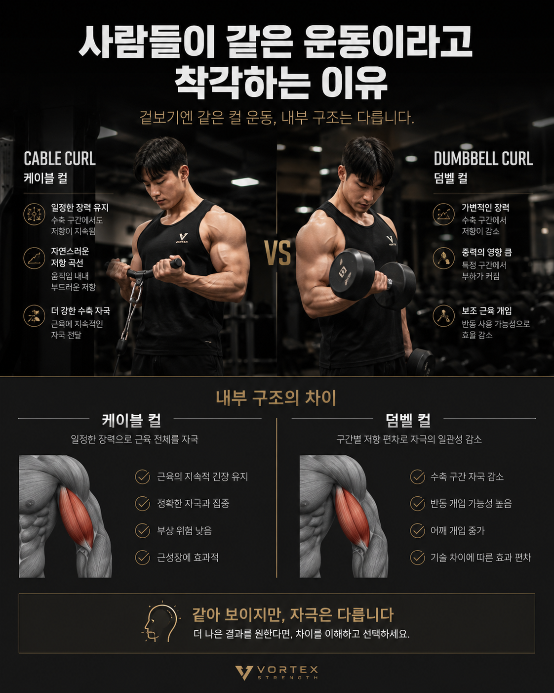 사람들이 같은 운동이라고 착각하는 이유
