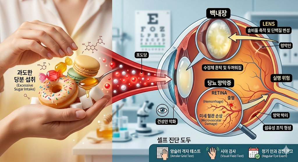 단음식과 눈건강