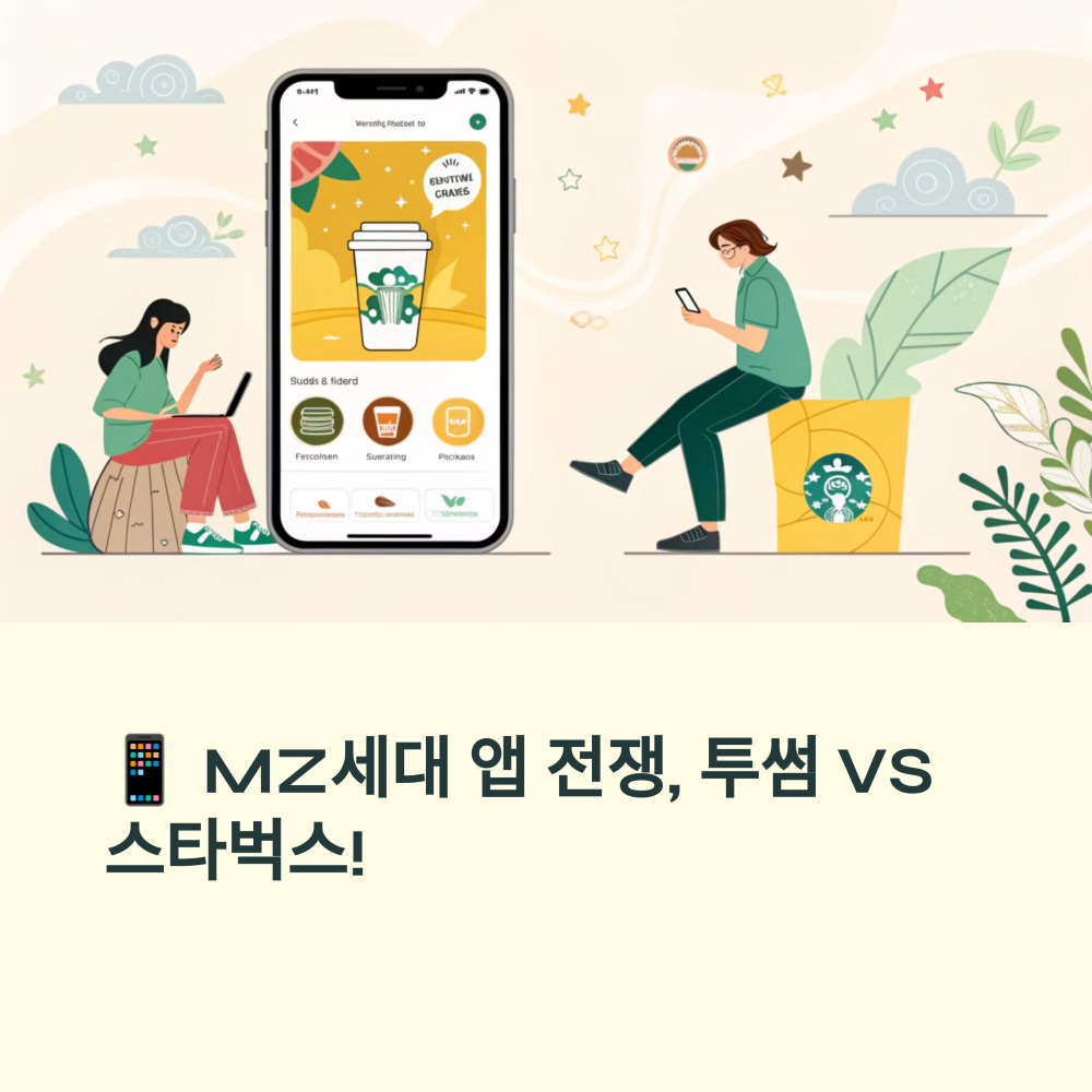 투썸 스타벅스가 전쟁을 한다는 썸네일 이미지