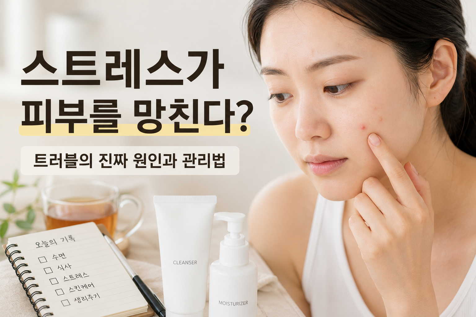 스트레스와 피부 관리법