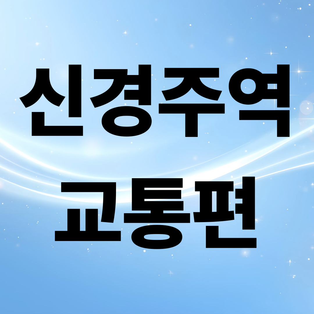 신경주역 교통편 완벽 가이드