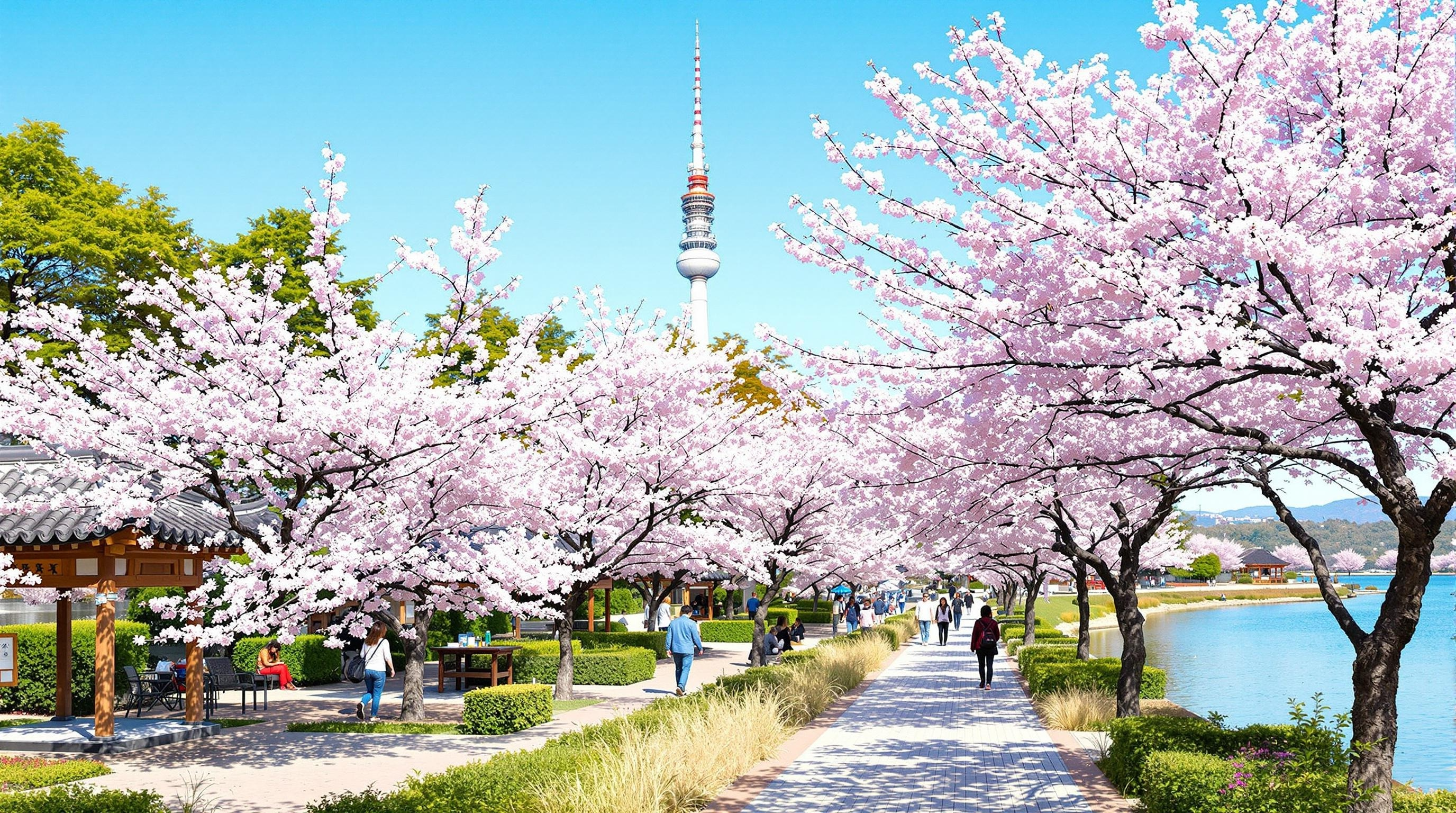 석촌호수 서울숲