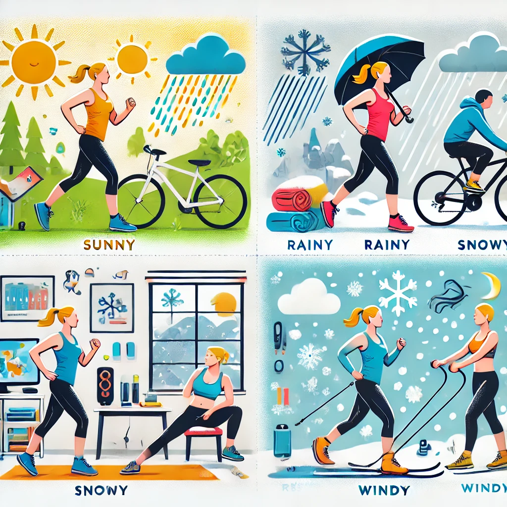 날씨에 따른 운동 계획 세우는 법