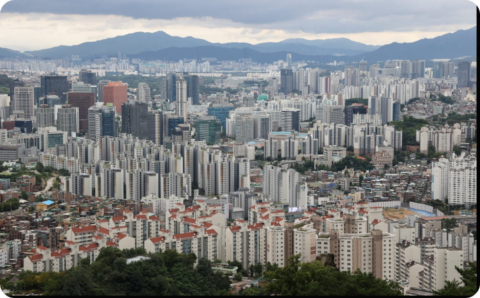 서울 아파트 전경