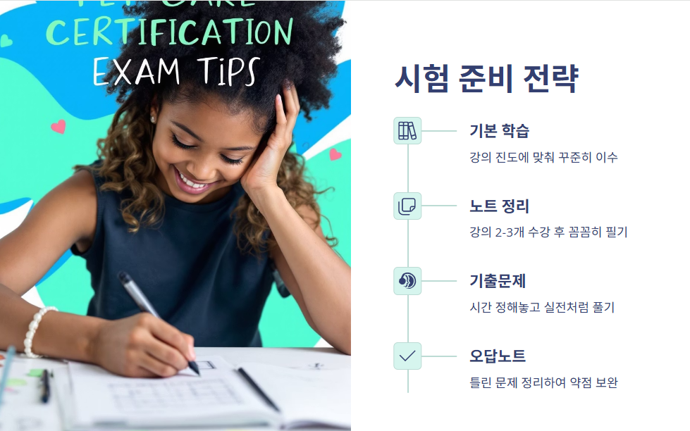 시험 준비 및 공부 방법