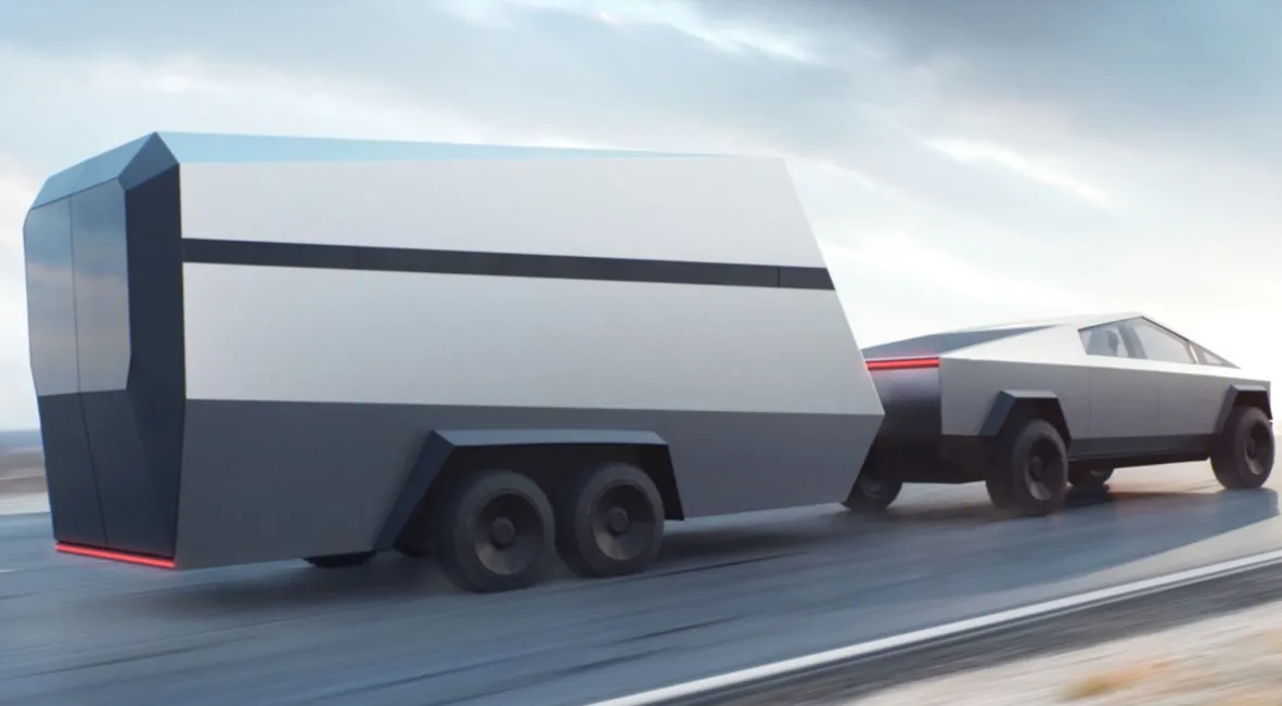 테슬라 트럭 견인 이미지