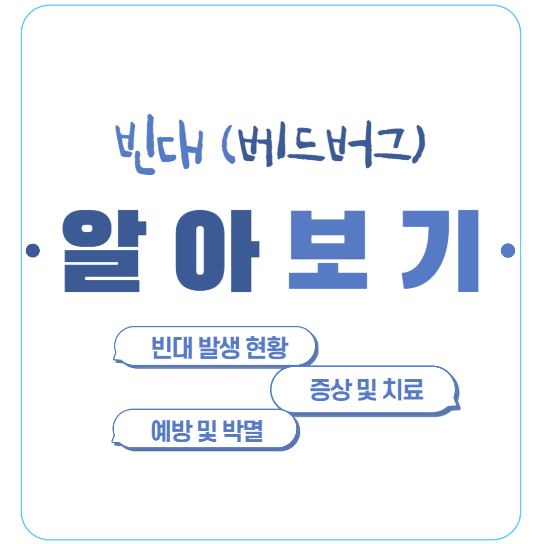 빈대 발생현황, 증상 및 치료, 예방 및 박멸