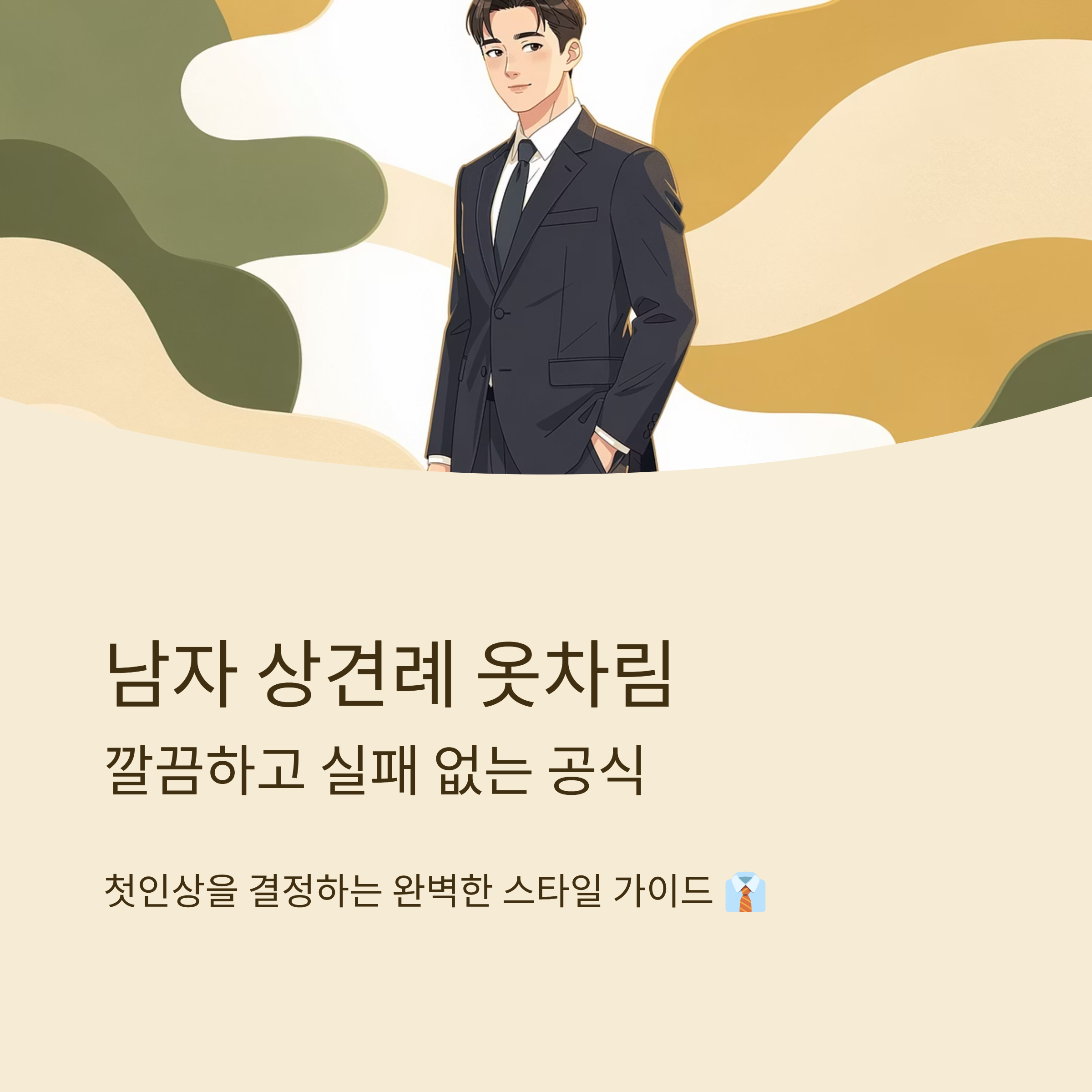 남자 상견례 옷차림 깔끔하고 실패 없는 공식