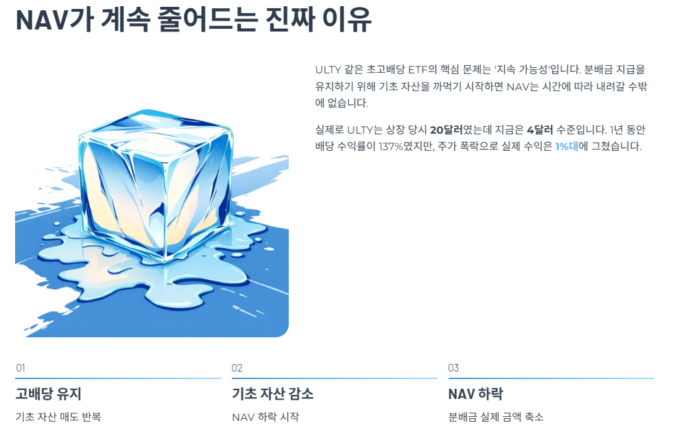 NAV가 계속 줄어드는 진짜 이유