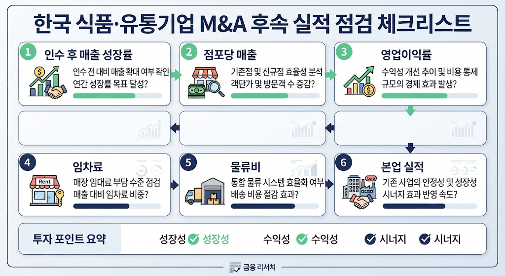 홈플러스 익스프레스 인수 후 매출과 영업이익을 확인하는 투자자 체크리스트