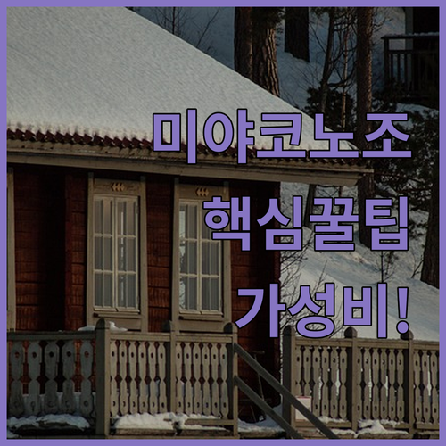고바야시 미야코노조 호텔 가성비 사우..