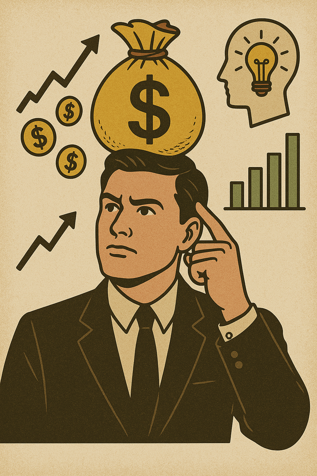 부자의 성공하는 마인드셋을 구체화한 이미지