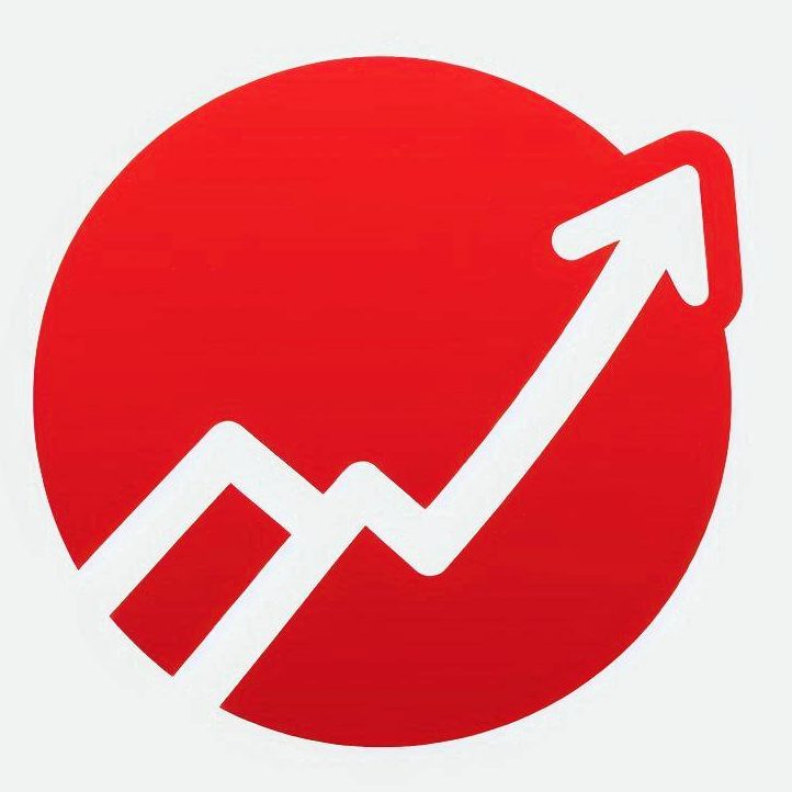 주식 상승 로고