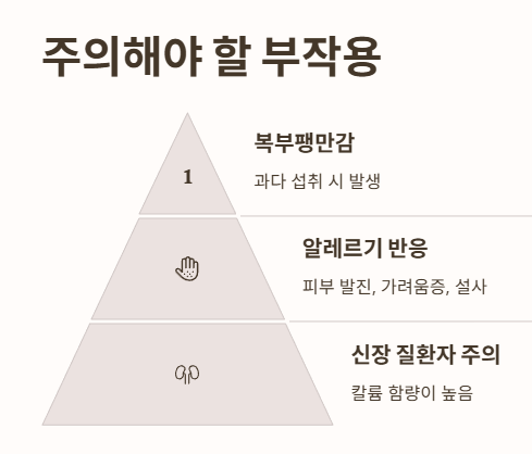 돼지감자차 부작용
