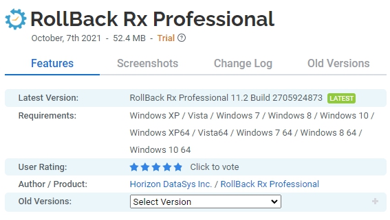 RollBack-Rx-Professional