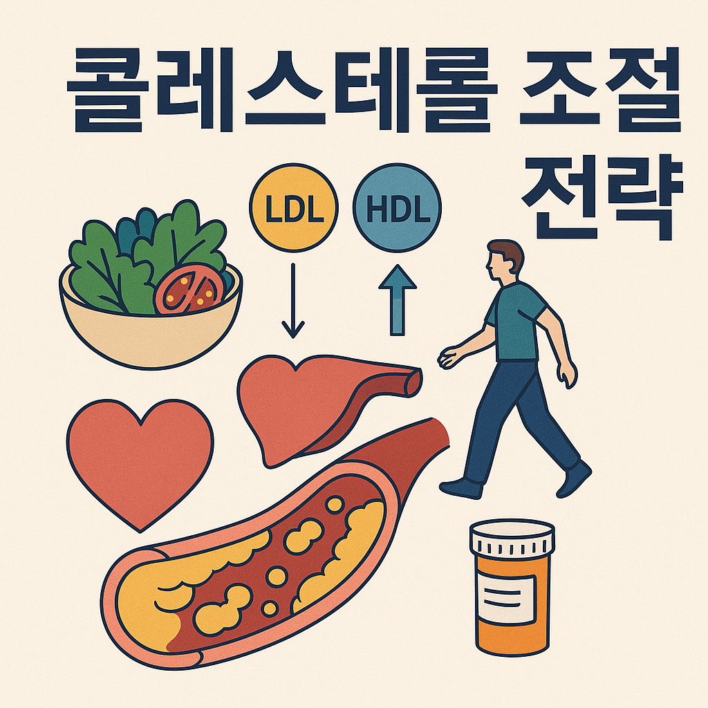콜레스테롤 수치 조절 전략