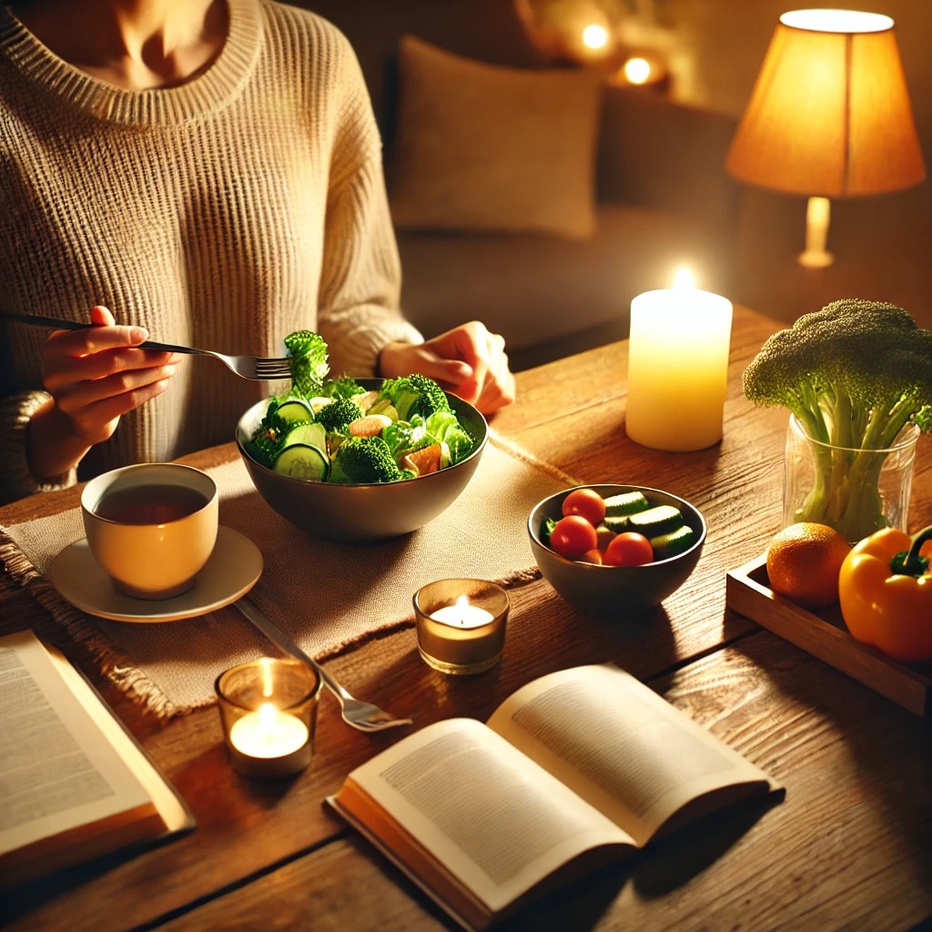 저녁 식사를 건강하게 먹는 방법과 식단 예시