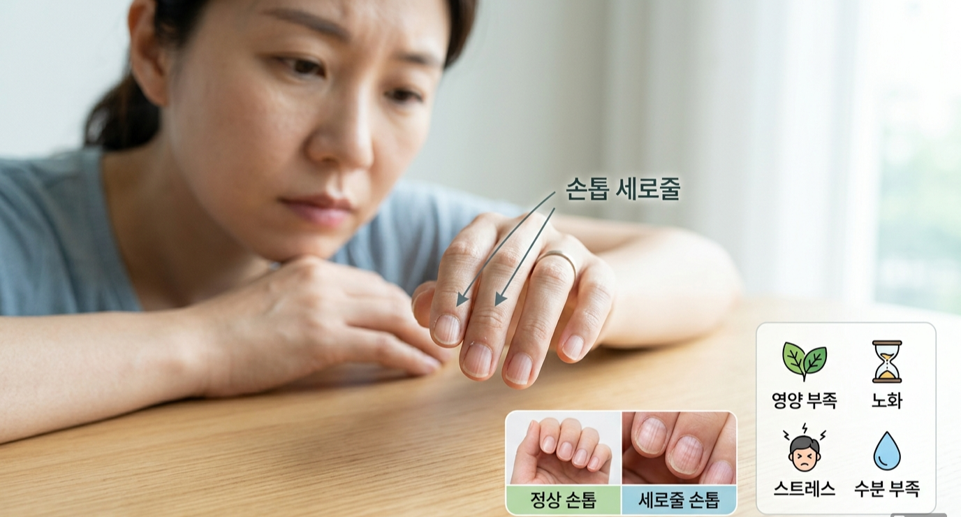 “손톱에 생긴 세로줄” 그냥 넘기면 안 되는 몸속 경고 신호