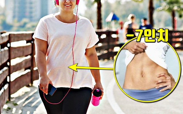 단기간 다이어트 허리 4인치 줄이기 식단,팁줌