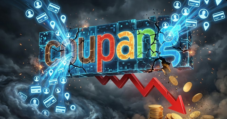 폭풍의 눈: 내 정보의 값어치, 그리고 쿠팡의 위기
주가 폭락을 의미하는 그래프