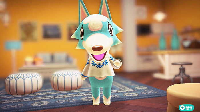 모여봐요 동물의 숲 늑대주민 릴리