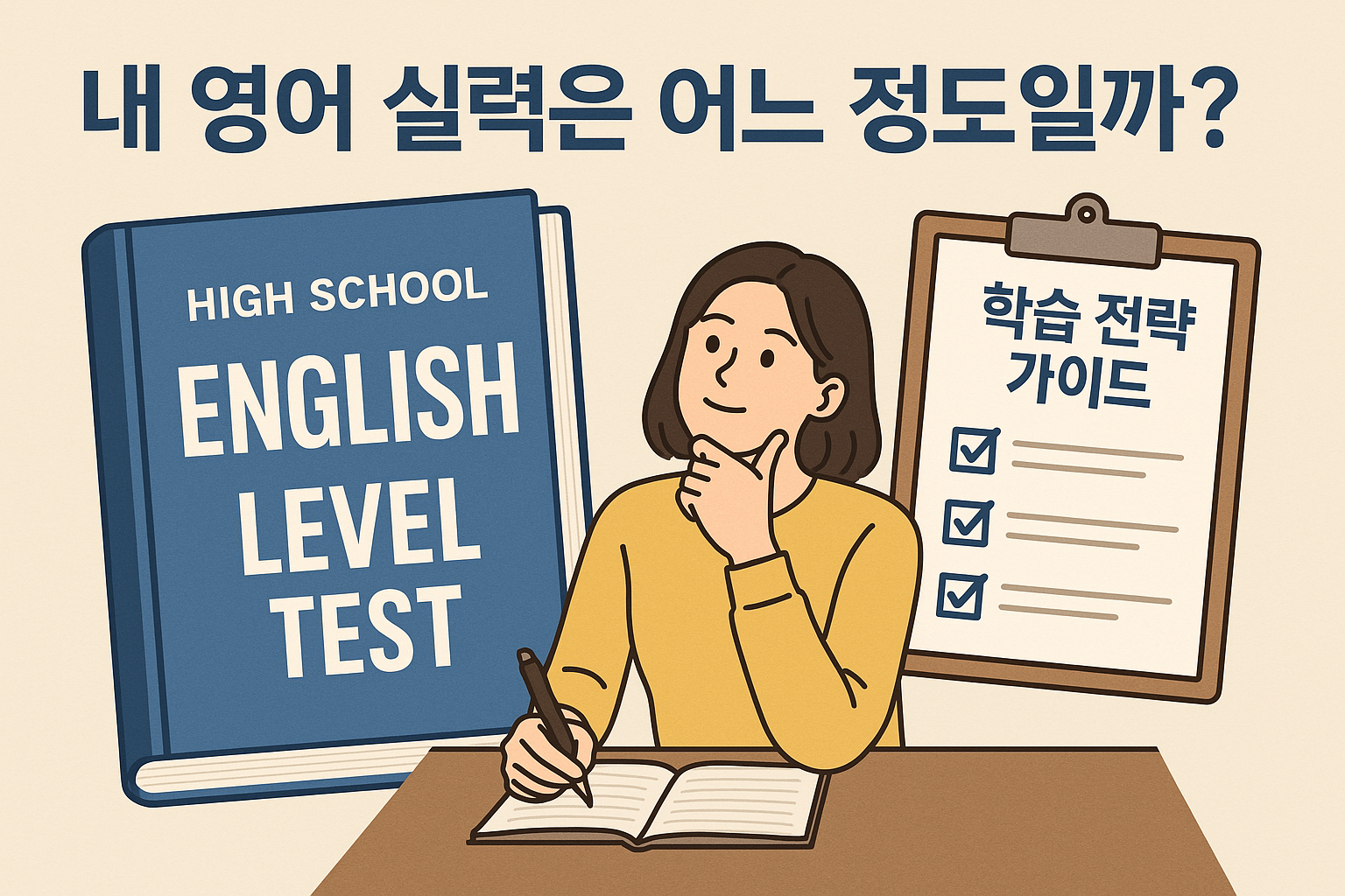 내 영어 실력은 어느 정도일까? 고등학생 영어 레벨테스트와 학습 전략 가이드