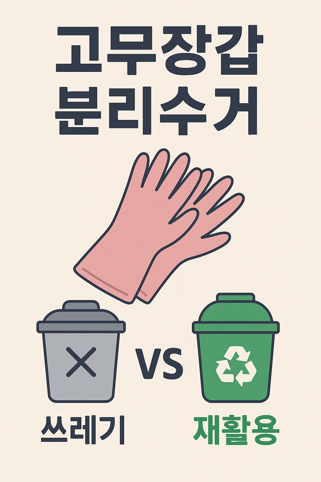 고무장갑-분리수거-재활용