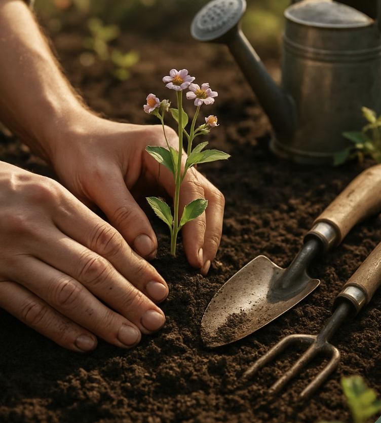 성공적인 첫걸음, 옮겨 심기