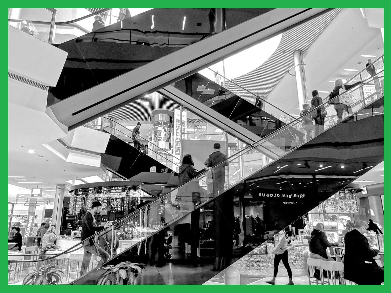 쇼핑몰-에스컬레이터