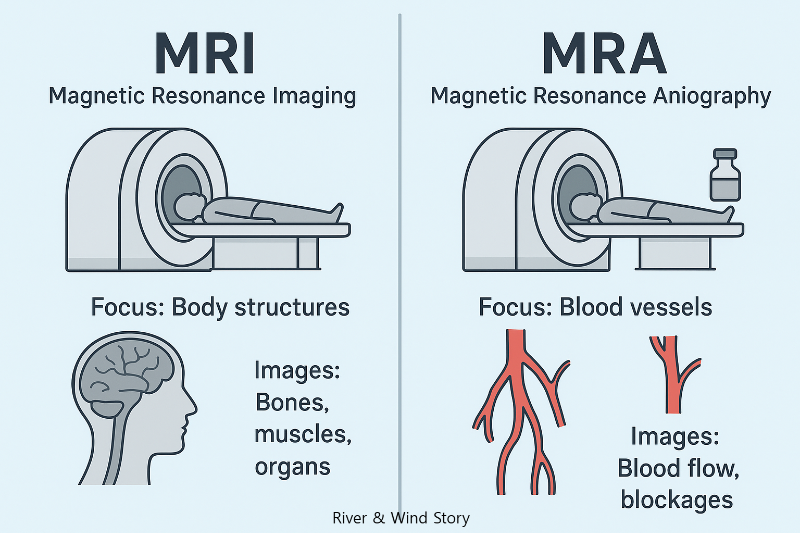 MRA와 MRI 개념과 차이점과 검사비용