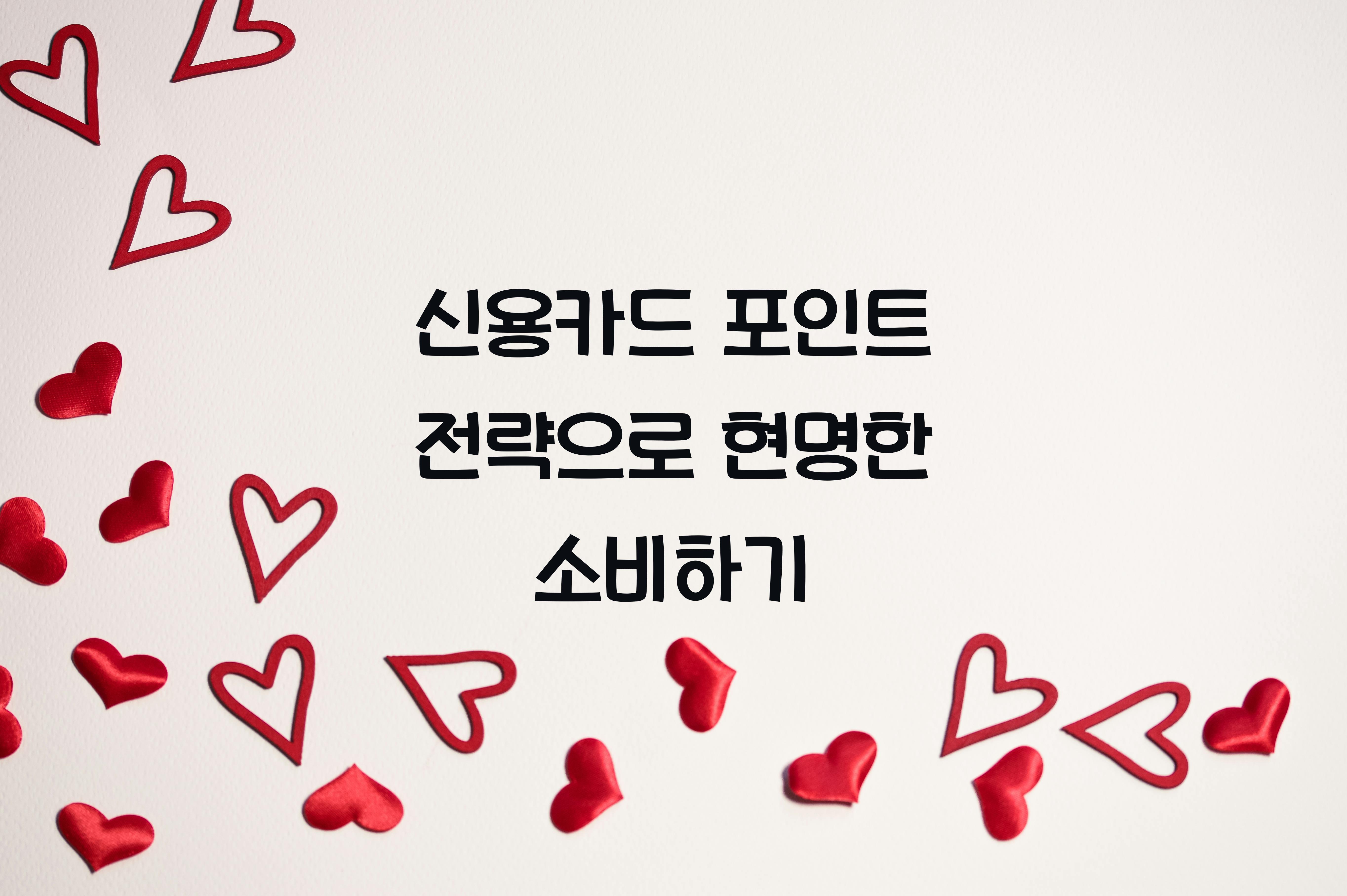 신용카드 포인트 전략