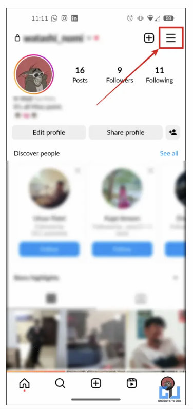 로그아웃 후 재로그인하는 방법 이미지