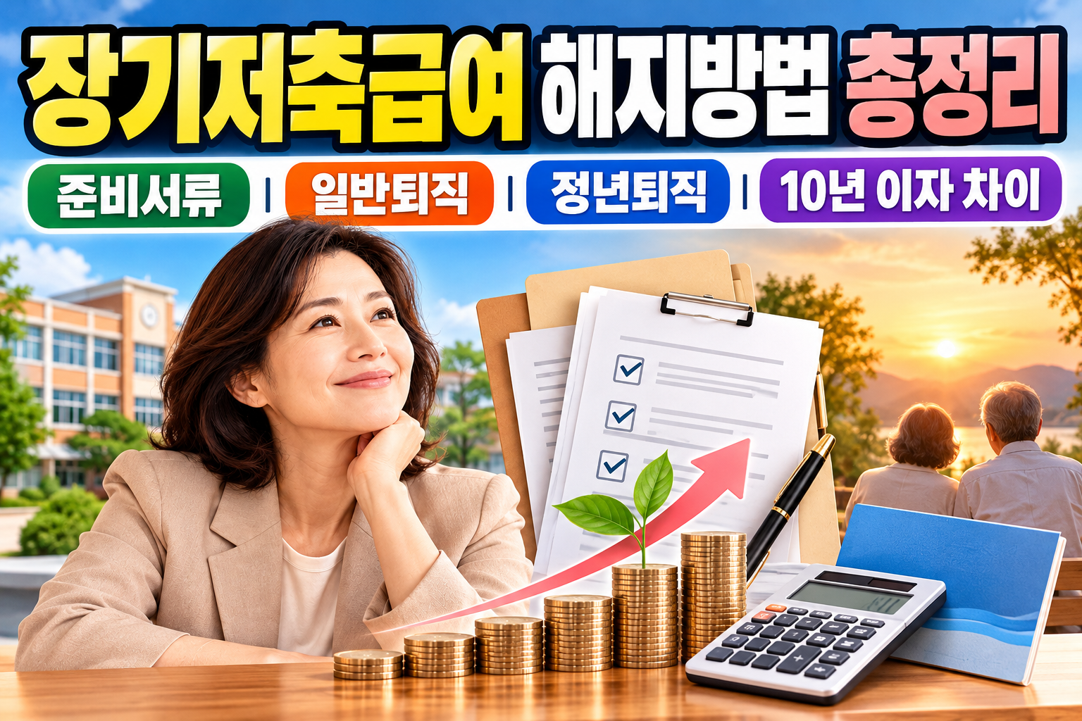 장기저축급여 해지방법 총정리|준비서류·일반퇴직·정년퇴직·10년 이자 차이 관련 사진