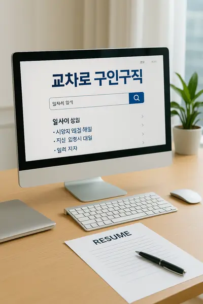 수원 교차로 구인구직 정보: 실시간 일자리 찾기, 알바 구직 방법