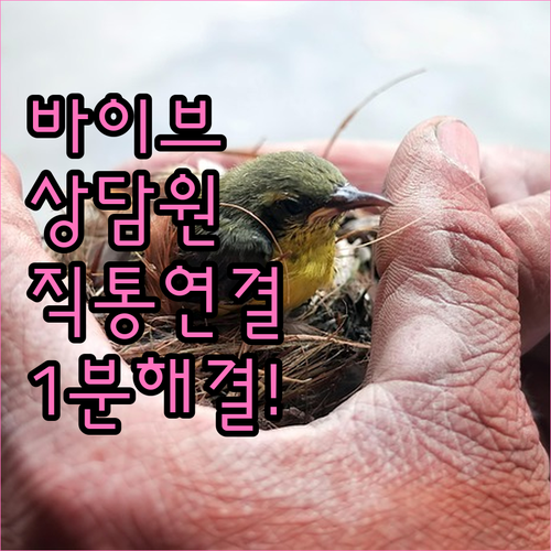 네이버 VIBE 고객센터 전화번호 및..