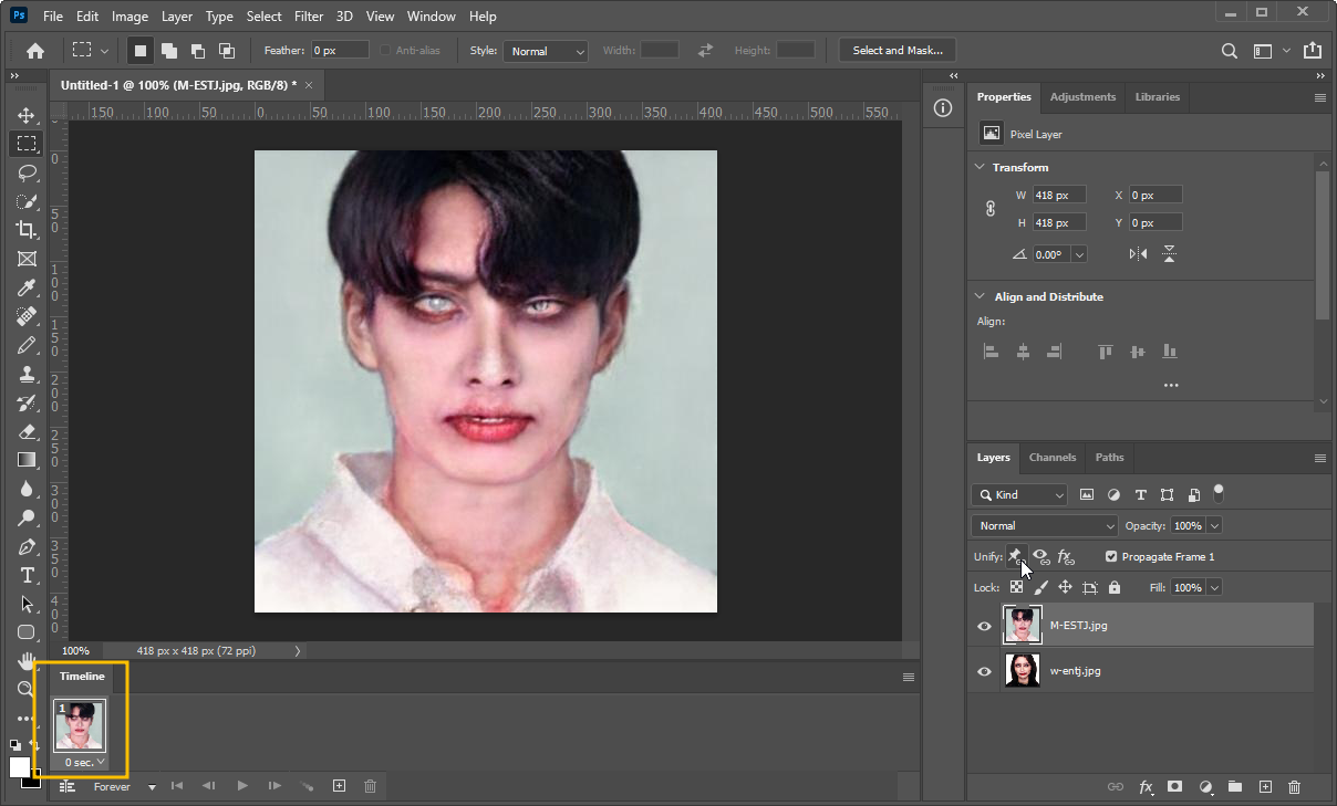 이미지-하나가-타임라인에-자동으로-배치됩니다