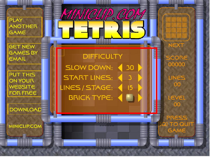 테트리스 무료게임하기 미니컵 사이트