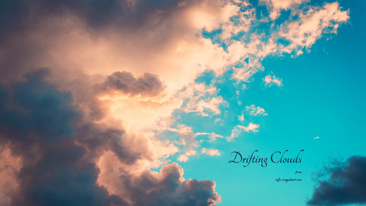 06 지나가는 먹구름 C - Drifting Clouds 구름배경화면