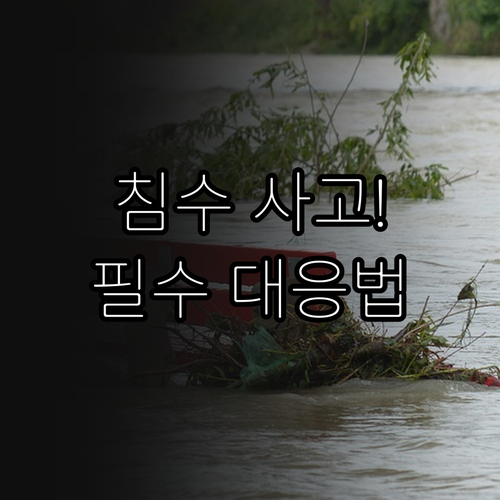 엘리베이터 침수 방지 센서 설치 위치..